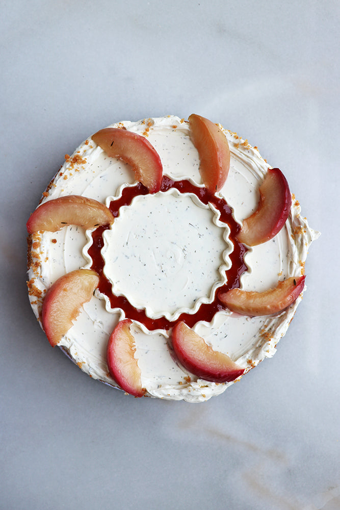 Olive Oil Nectarine // August Cake Special