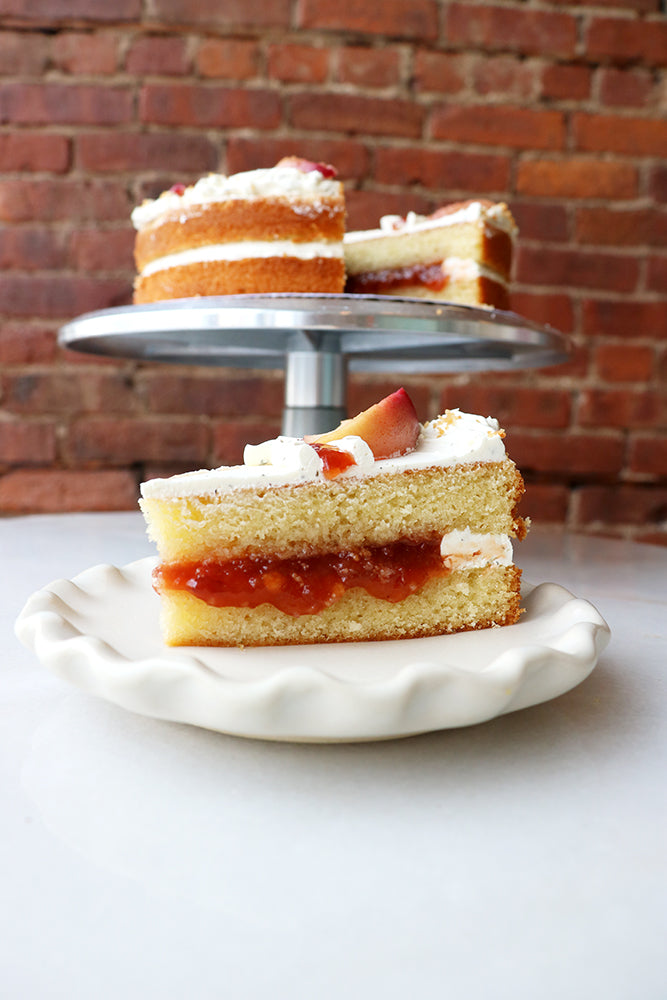 Olive Oil Nectarine // August Cake Special