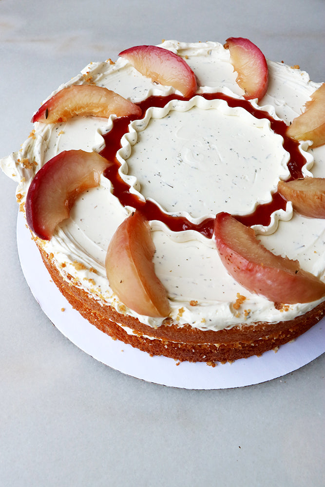 Olive Oil Nectarine // August Cake Special