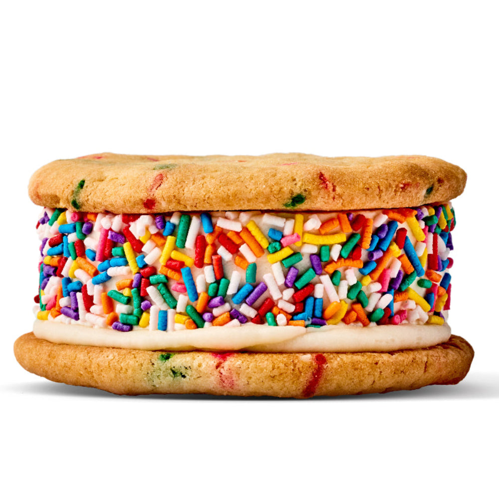 Brookyn favority Rainbow Sprinkle Confetti Ice Cream Sandwich
