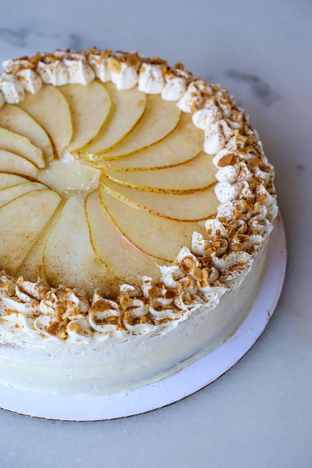 Pear Almond Speculaas // September Cake Special