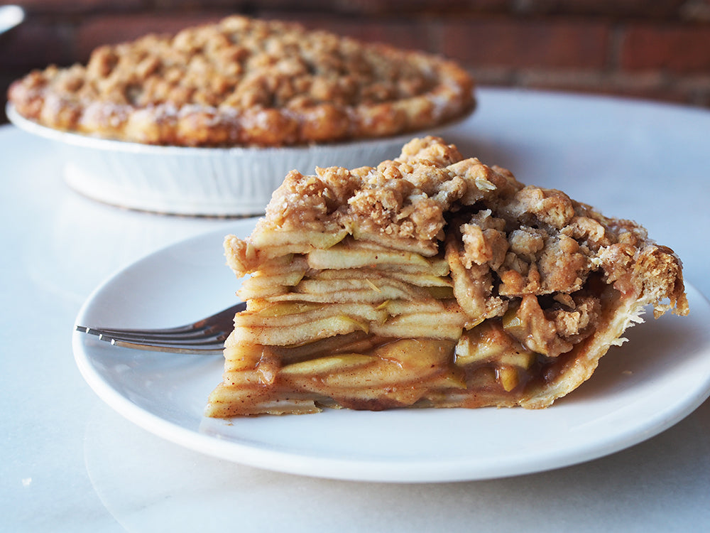 New York Apple Crumb Pie